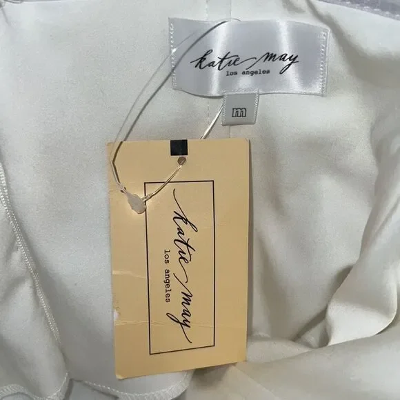 NWT Katie May ELLE Strapless Mini Dress IVORY Medium Revolve - Picture 12 of 14